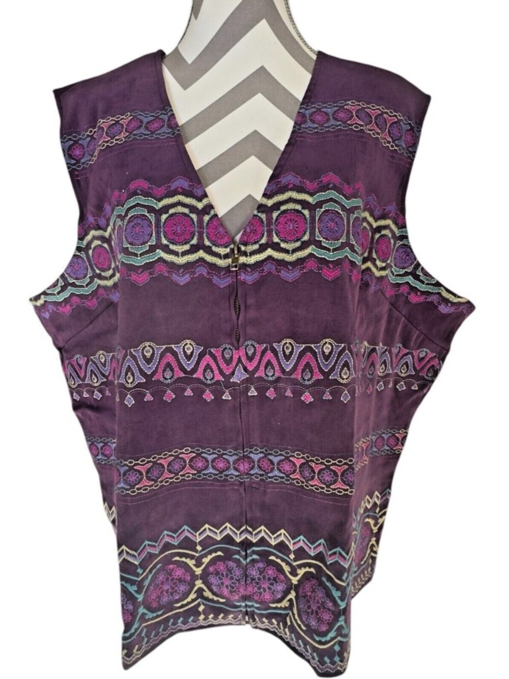 Coldwater Creek Purple Vest - Women's Size 3X - $79 Retail - NEW - Picture 4 of 4